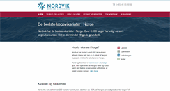 Desktop Screenshot of nordvik.dk
